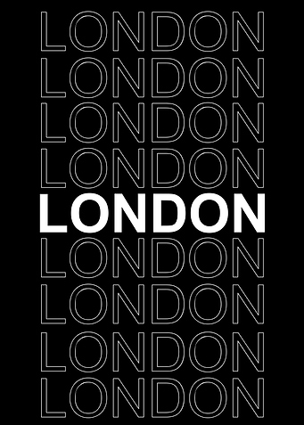LONDON City Text