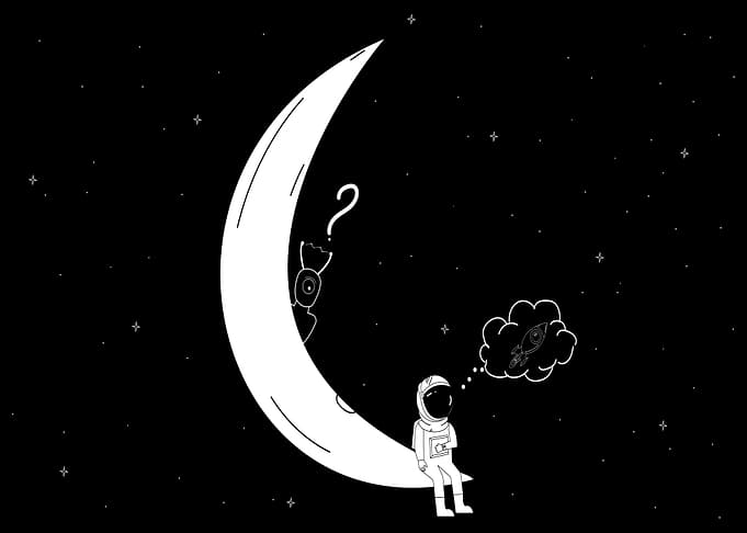 Chilling astronaut