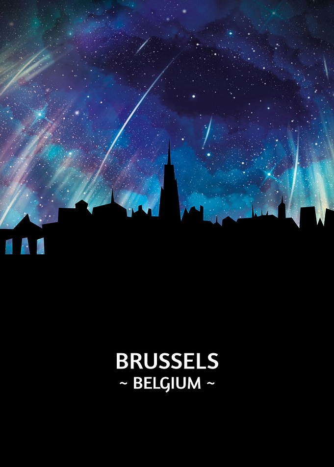 Brussels Belgium Skyline