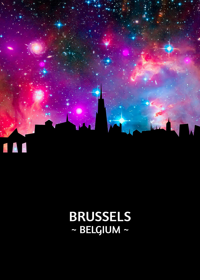 Brussels Belgium Skyline