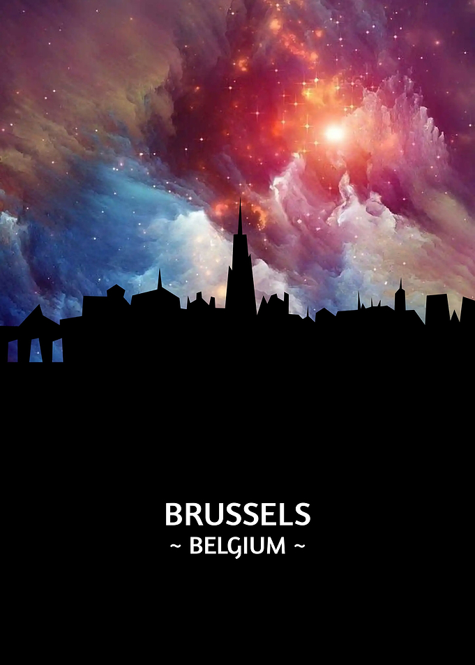 Brussels Belgium Skyline