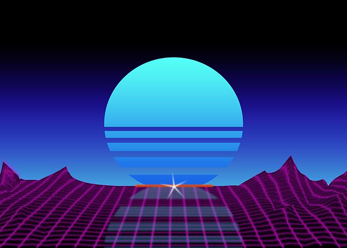 Cool night sky