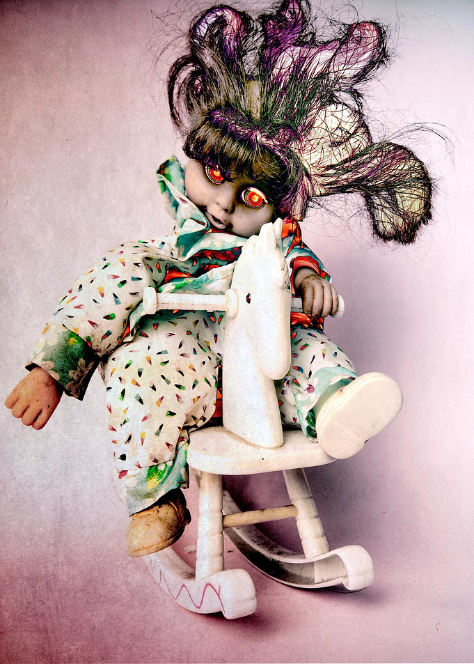 crazy old doll