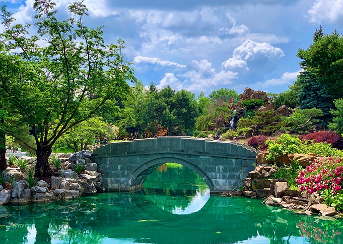 Garden Stone Bridge