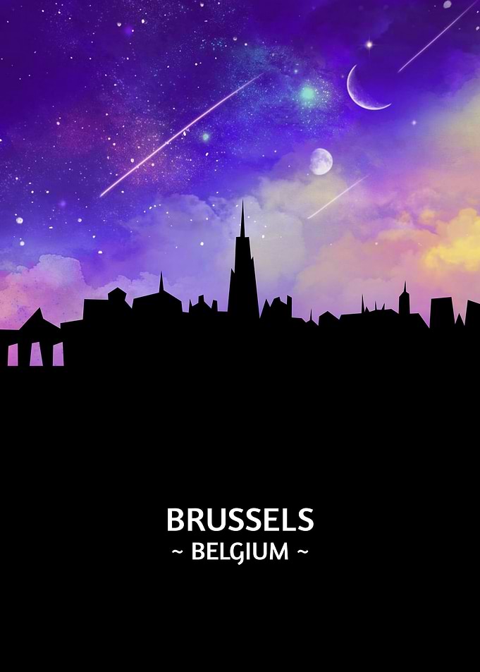Brussels Belgium Skyline