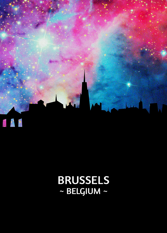 Brussels Belgium Skyline
