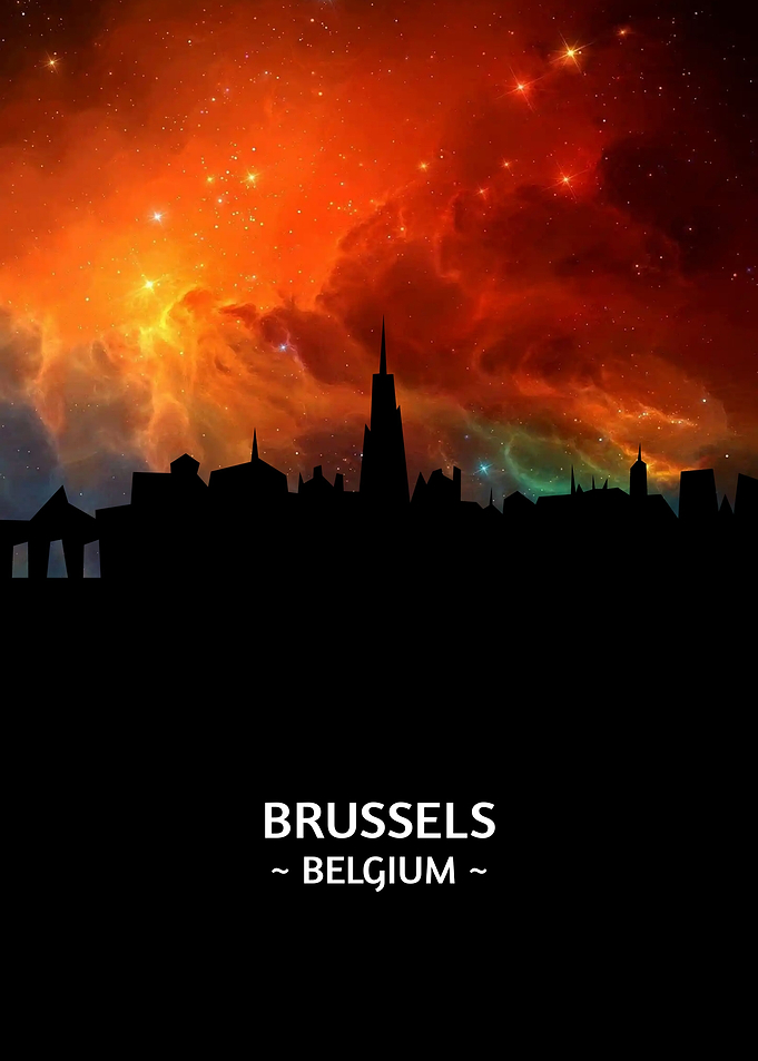 Brussels Belgium Skyline