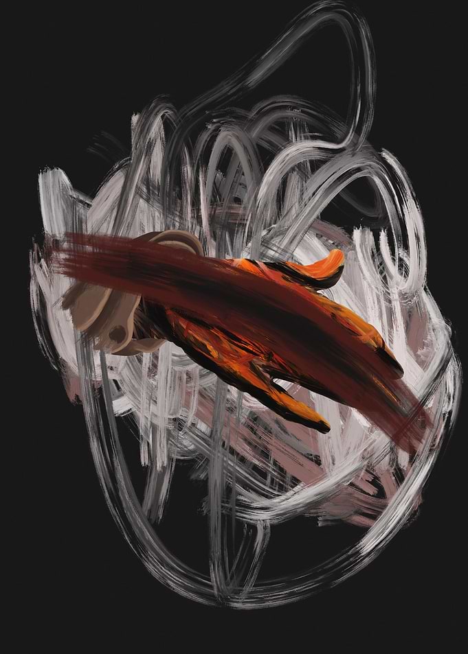 Artists hand
