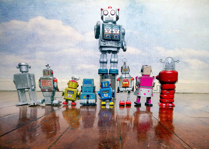 robot speaking