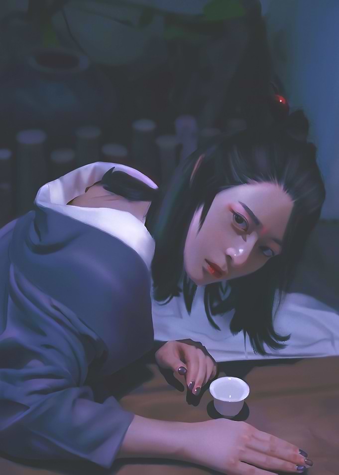 Girl in the night