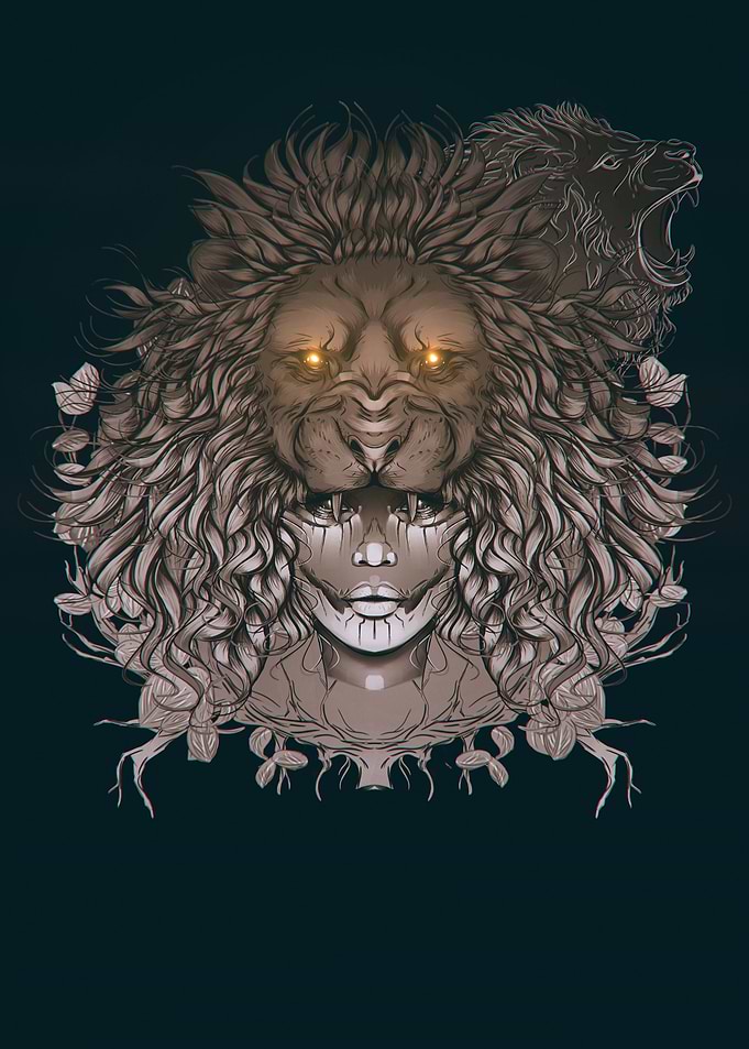 DARK Animal Poster 006