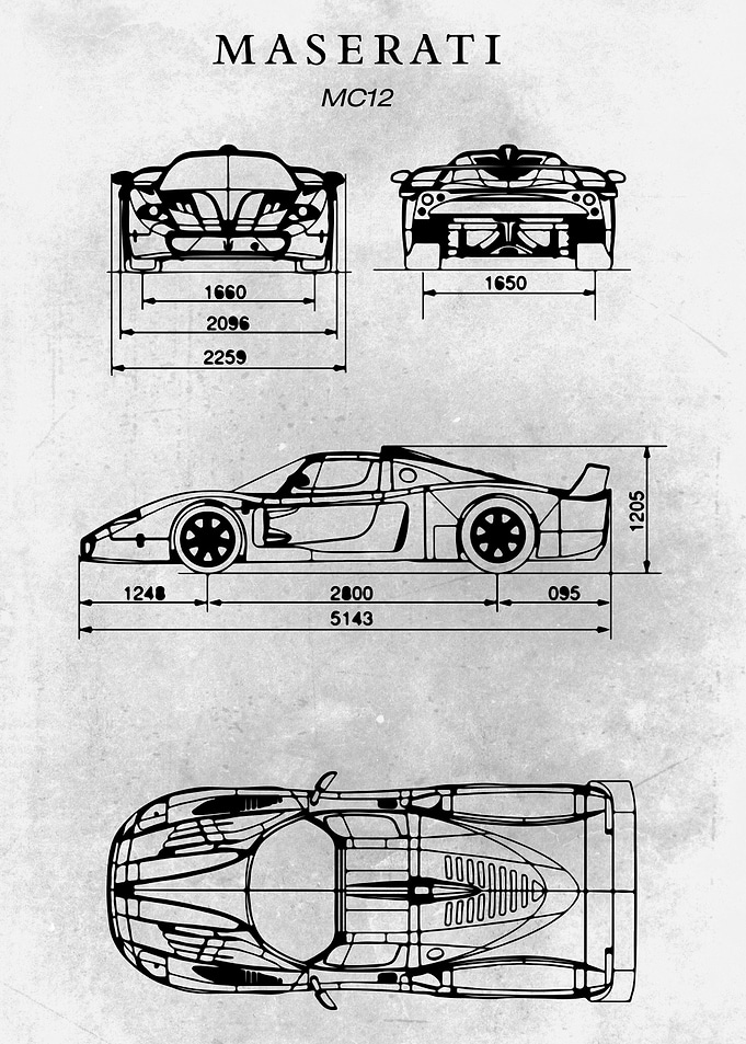 No128 Maserati MC12
