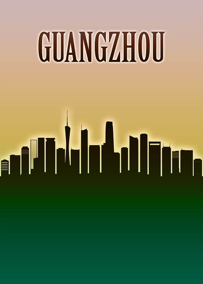 Guangzhou Skyline Minimal