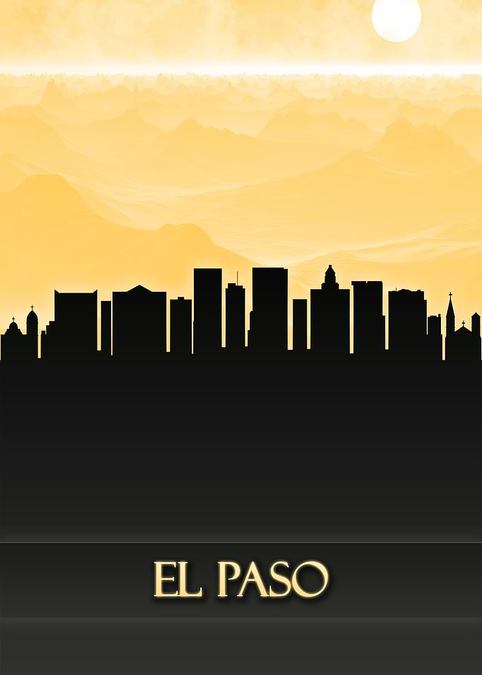 El Paso City Skyline