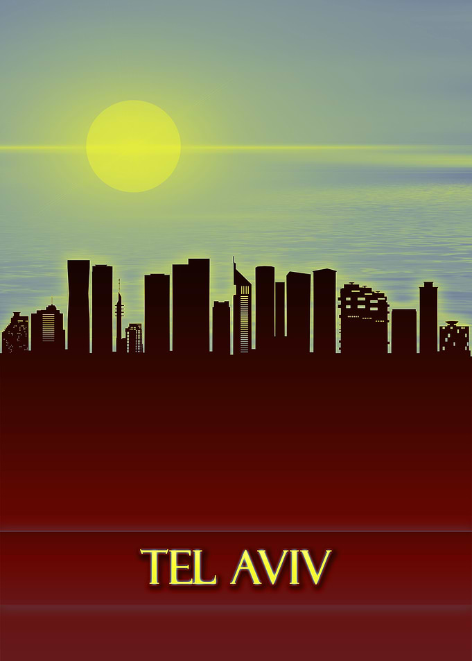 Tel Aviv City Skyline