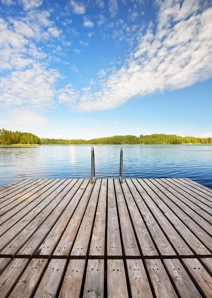 Saimaa Lake In Finland