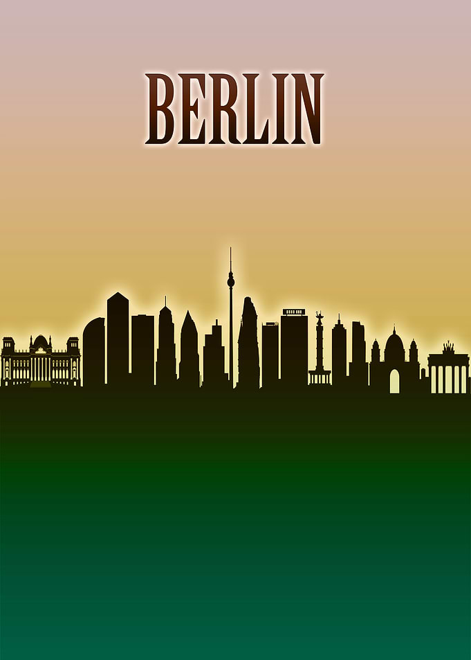Berlin Skyline Minimal