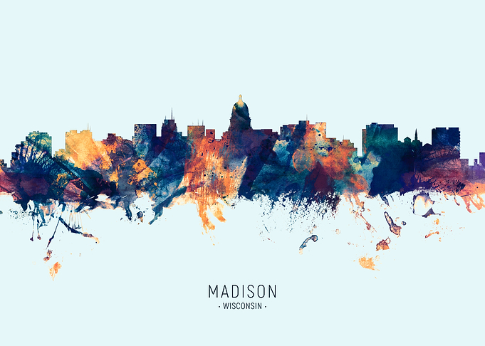 Madison Wisconsin Skyline