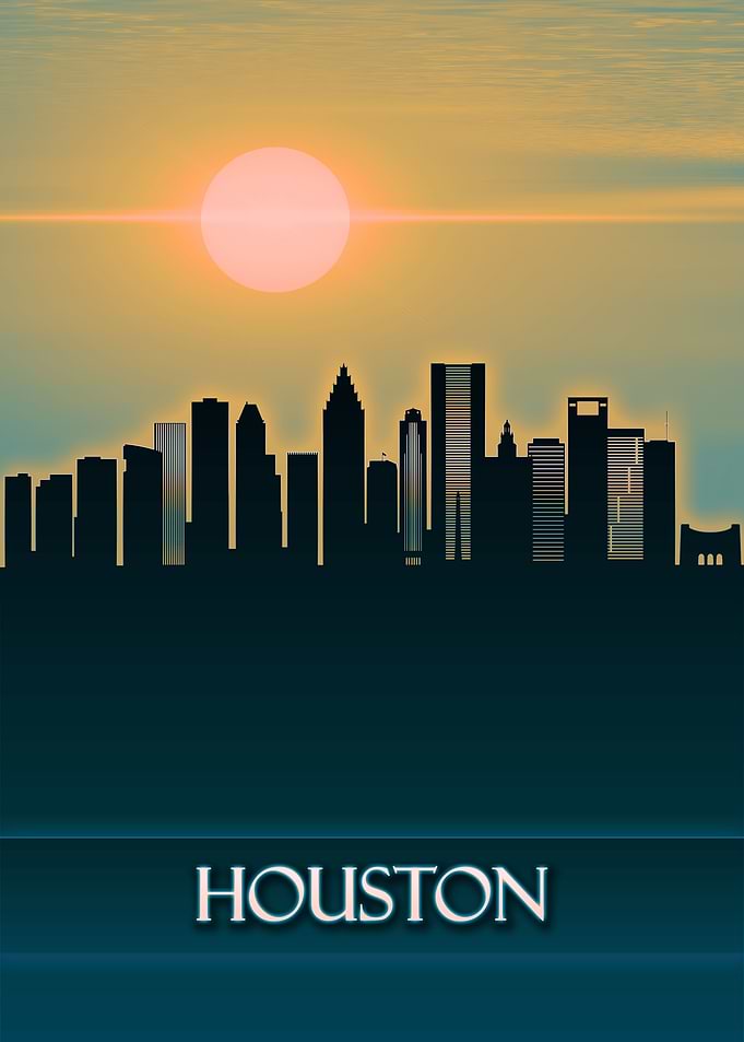 Houston City Skyline
