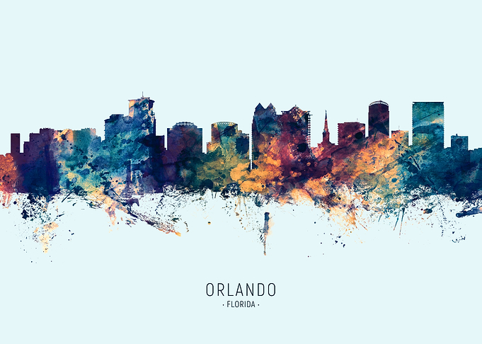 Orlando Florida Skyline
