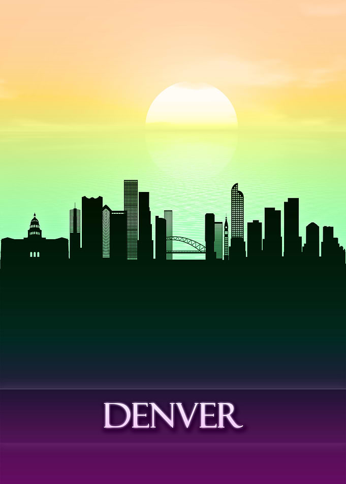 Denver City Skyline