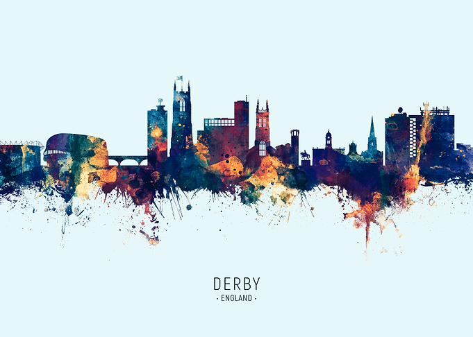 Derby England Skyline