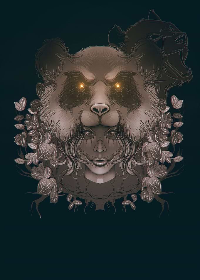 DARK Animal Poster 002