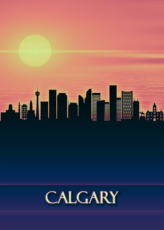 Calgary City Skyline