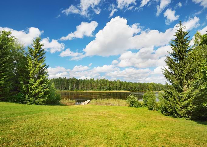 A Lake In Estonia In Beaut