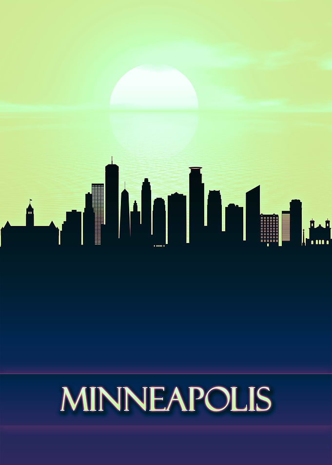 Minneapolis City Skyline