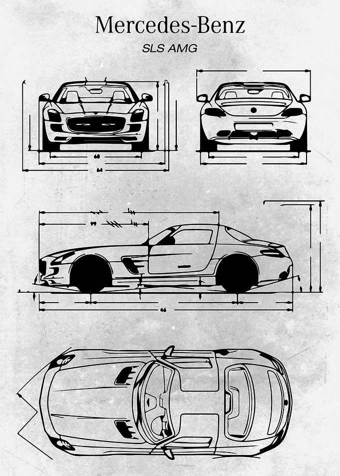No152 Mercedes SLS AMG