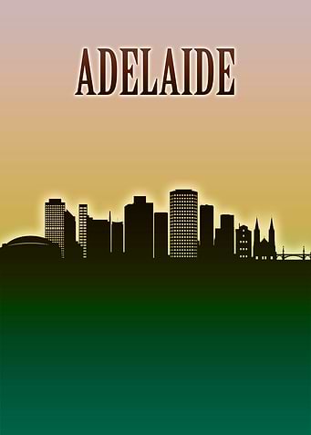 Adelaide Skyline Minimal