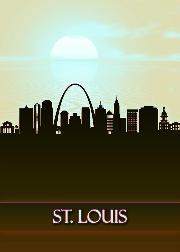St Louis City Skyline