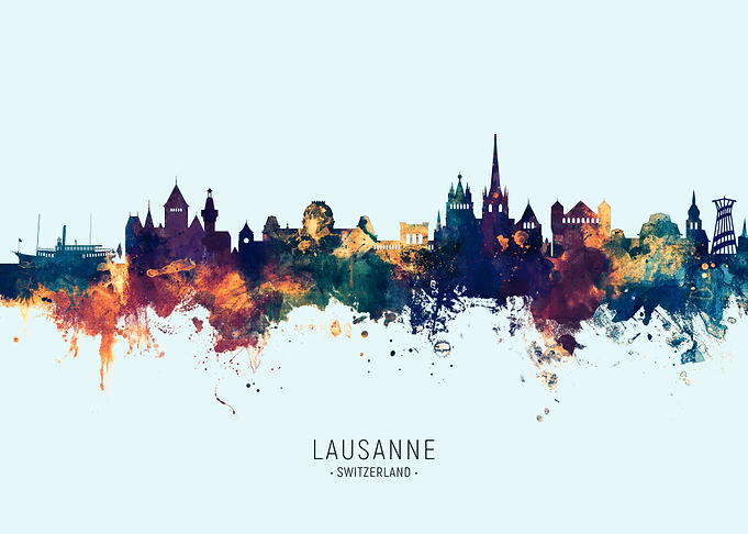 Lausanne Skyline