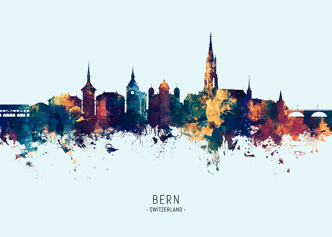 Bern Switzerland Skyline