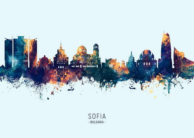 Sofia Bulgaria Skyline