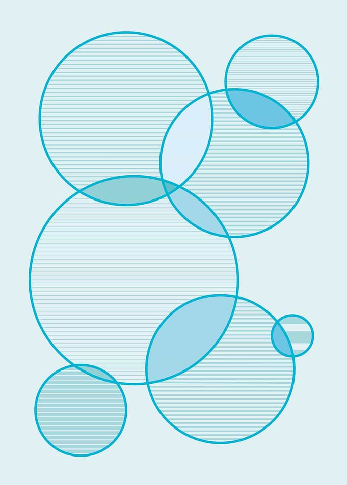 Abstract Geometry Circle