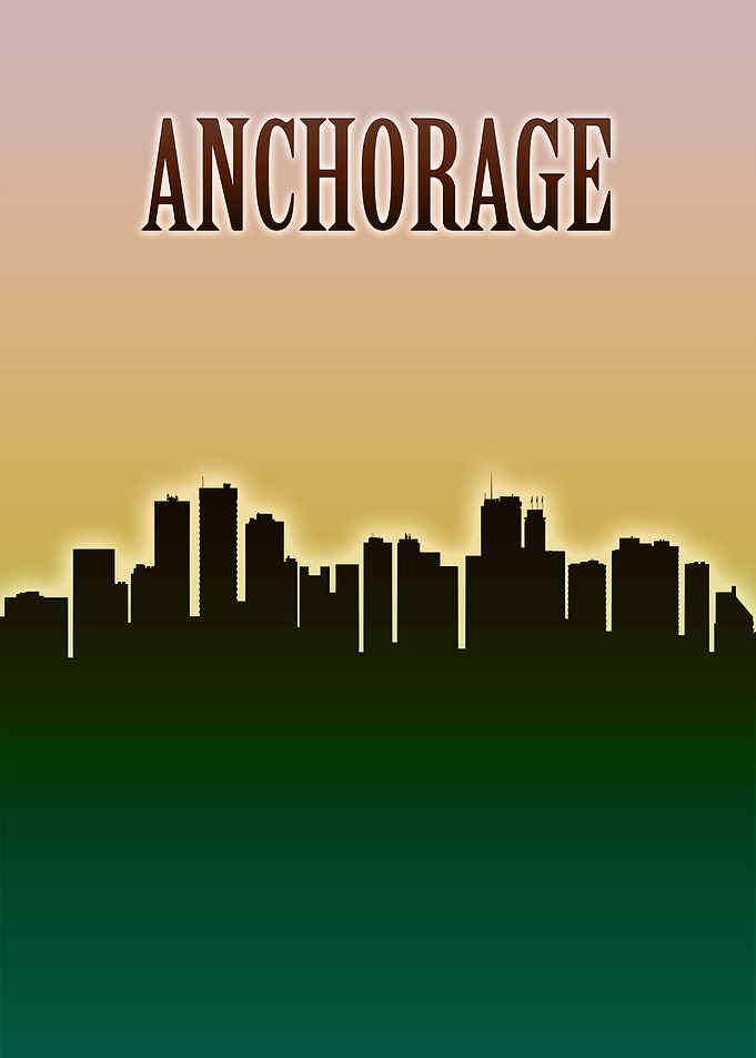 Anchorage Skyline Minimal