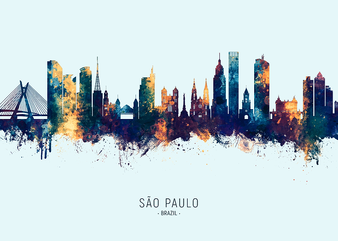 Sao Paulo Brazil Skyline