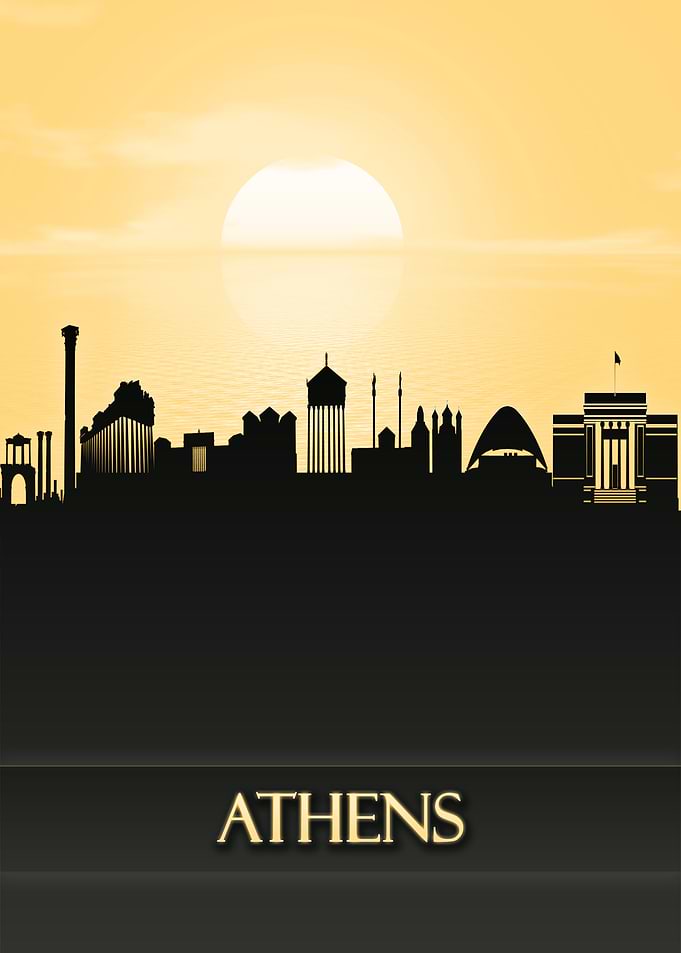 Athens City Skyline