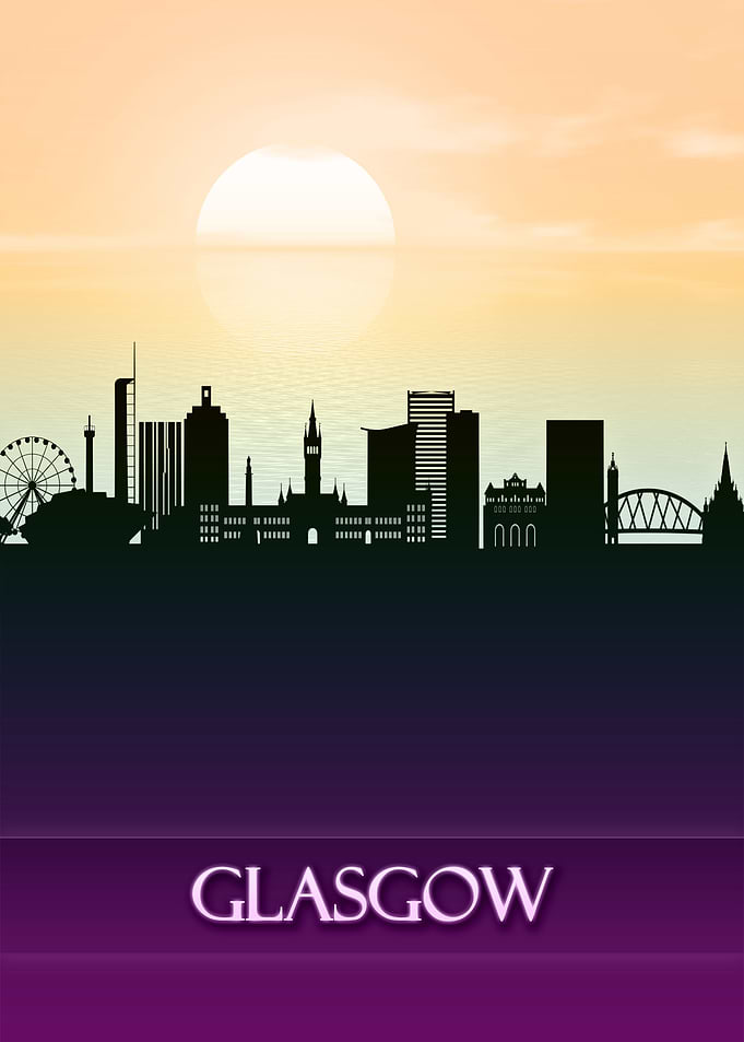 Glasgow City Skyline