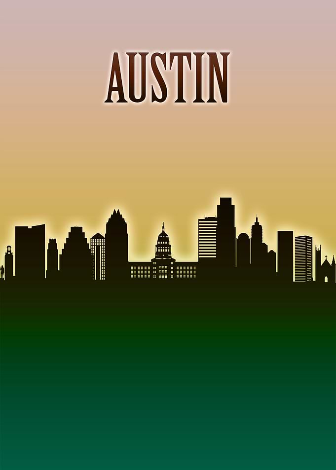 Austin Skyline Minimal