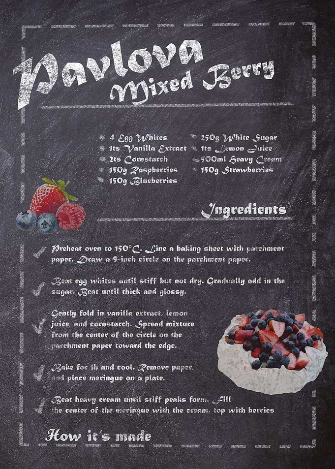 Recipe Pavlova