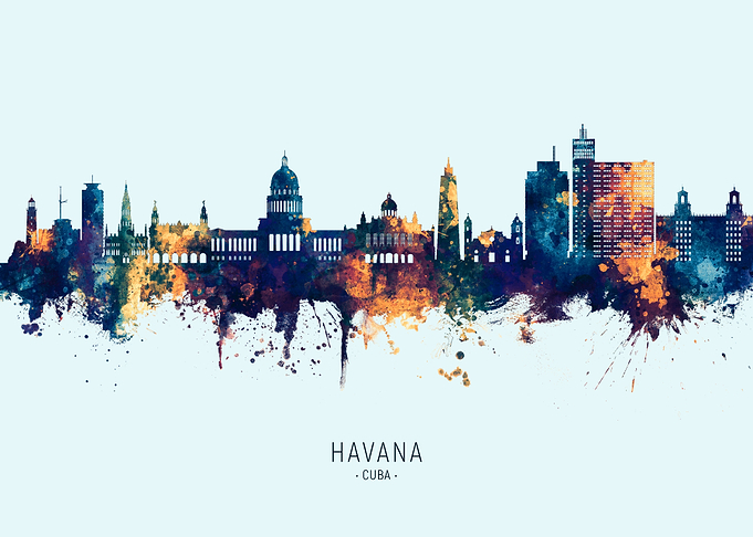 Havana Cuba Skyline