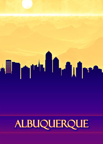 Albuquerque City Skyline