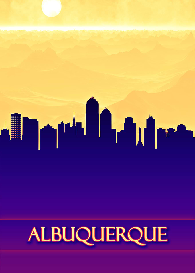 Albuquerque City Skyline