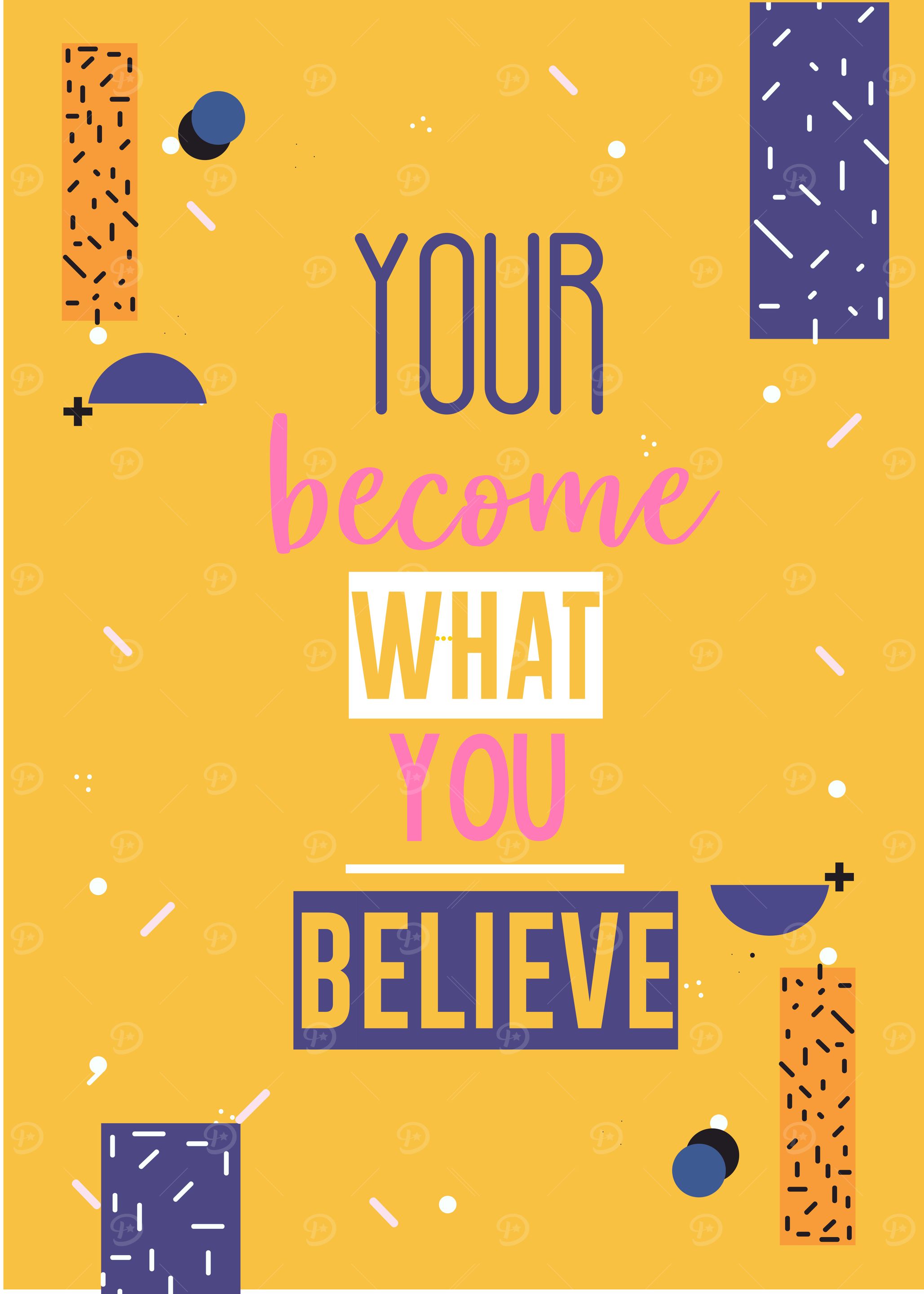 you become what you think
