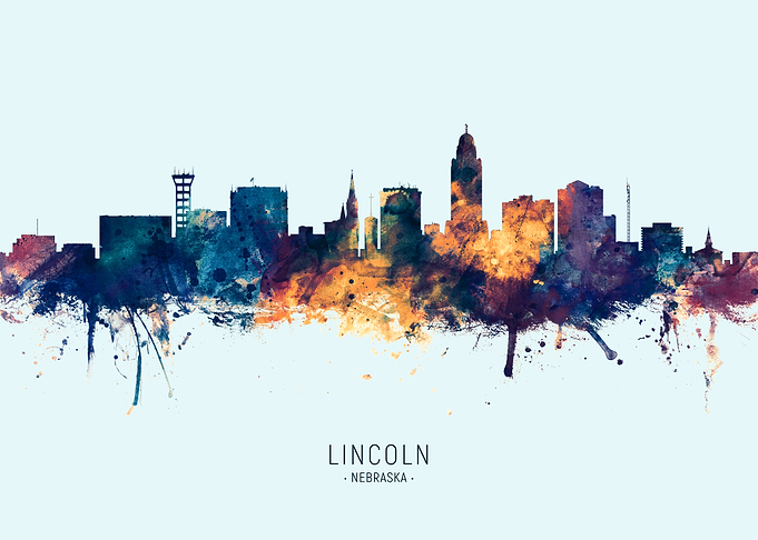 Lincoln Nebraska Skyline