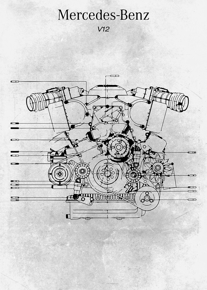 No167 Mercedes Benz V12
