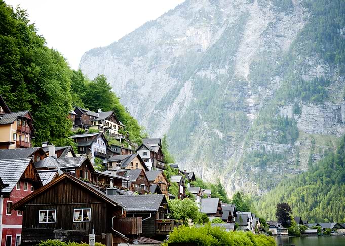 Landscape View In Austria